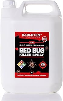 Karlsten Bed Bug Killer – Ultra Strong Pest Control Spray – Pro Bed Bug Protection – (5 Litres) HSE 10668 Registered
