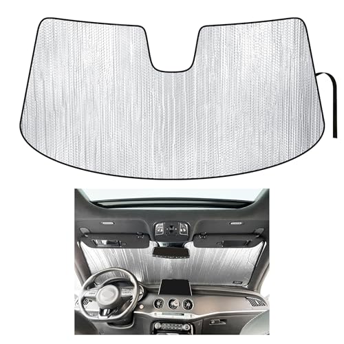 YelloPro Custom Fit Automotive Reflective Front Windshield Sunshade Accessories UV Reflector Sun Protection for 2018 2019 2020 2021 2022 2023 2023 Kia Stinger Sedan, GT, GT1, GT2, 2.0L, Premium
