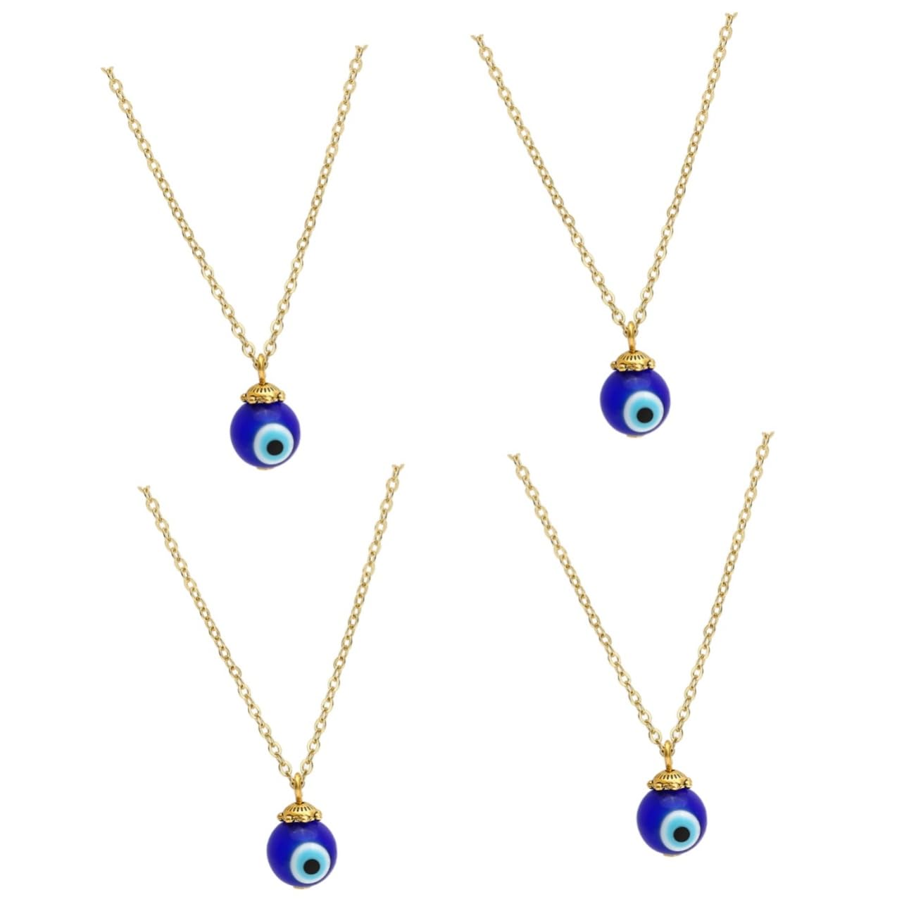 Collier OEil Mauvais chaîne de clavicule ajustable pour couples - 8