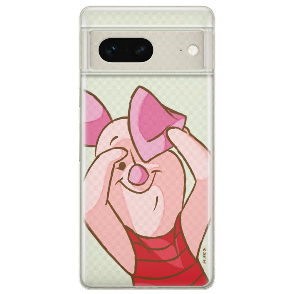 ERT GROUP mobile phone case for Google PIXEL 7 original and officially Licensed Disney pattern Winnie the Pooh & Friends 034 optimally adapted to the shape of the mobile phone, partially transparent