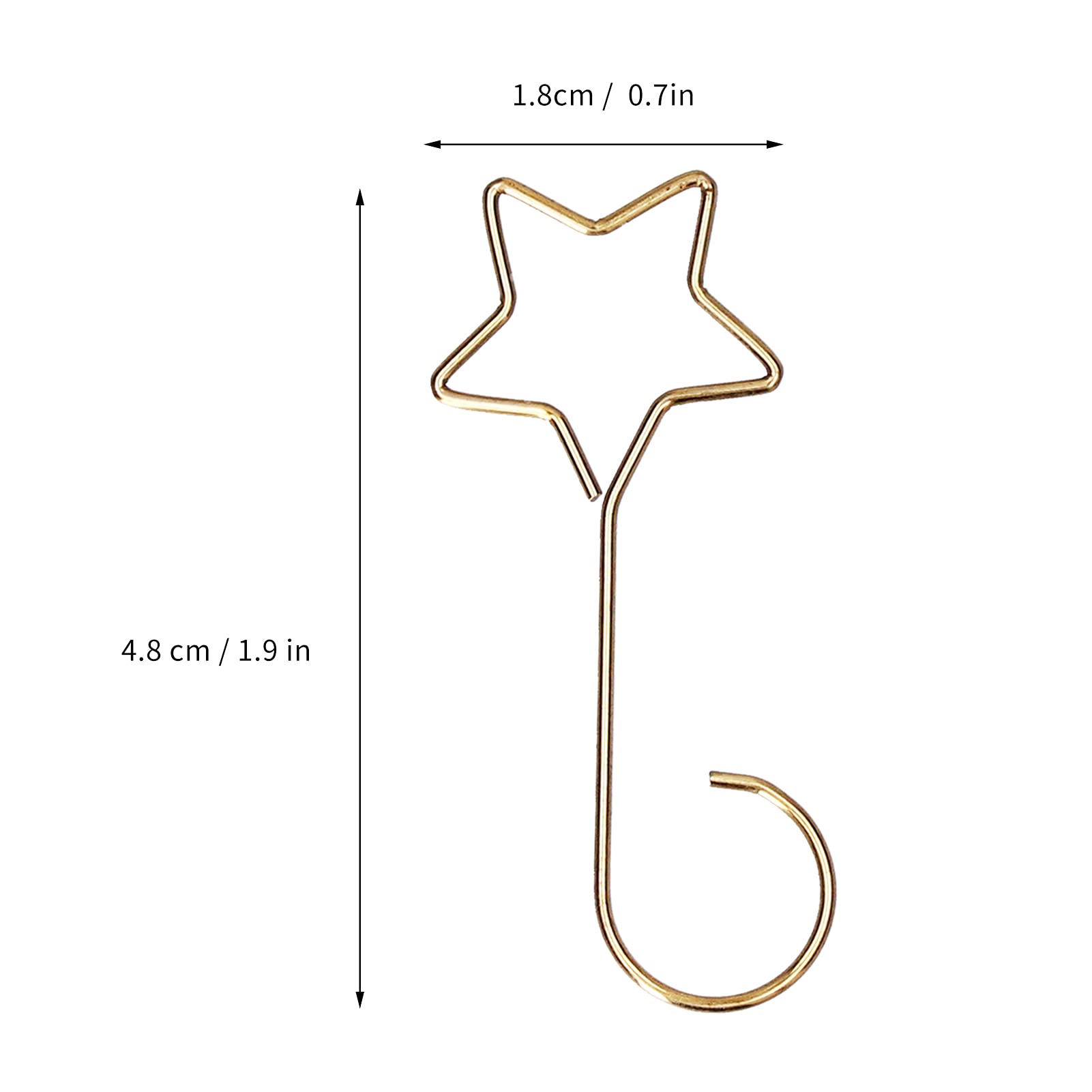 NDNCZDHC Ornament Hooks, Christmas Tree Decorating Metal Wire Hangers, Iron Christmas Ornament Hooks, Christmas Hooks for Ornaments Hanging Decorations, Pack of 40