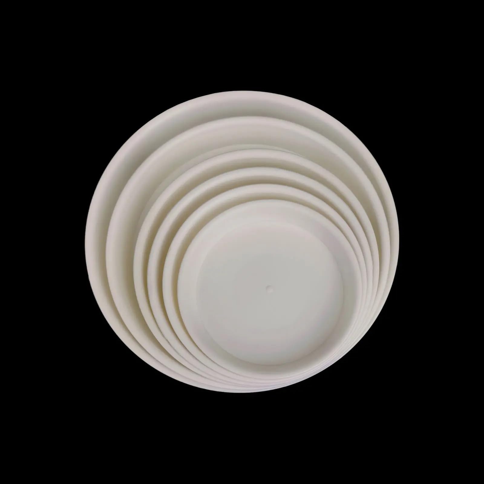 Bandejas de goteo for platillos de plantas, 6 piezas, bandejas de plástico resistentes for macetas, ideales for jardineras de flores en interiores y exteriores Bandeja Para Macetas(8.7 inch-22.1cmx6PC