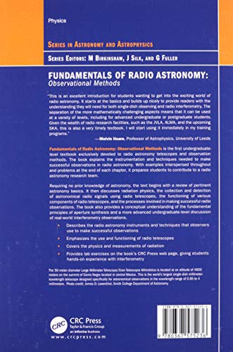 Fundamentals Of Radio Astronomy: Observational Methods (Series In Astronomy And Astrophysics) #TOP1
