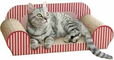Amazon | アイリスプラザ 猫の爪とぎ ソファ型 猫用 | アイリス