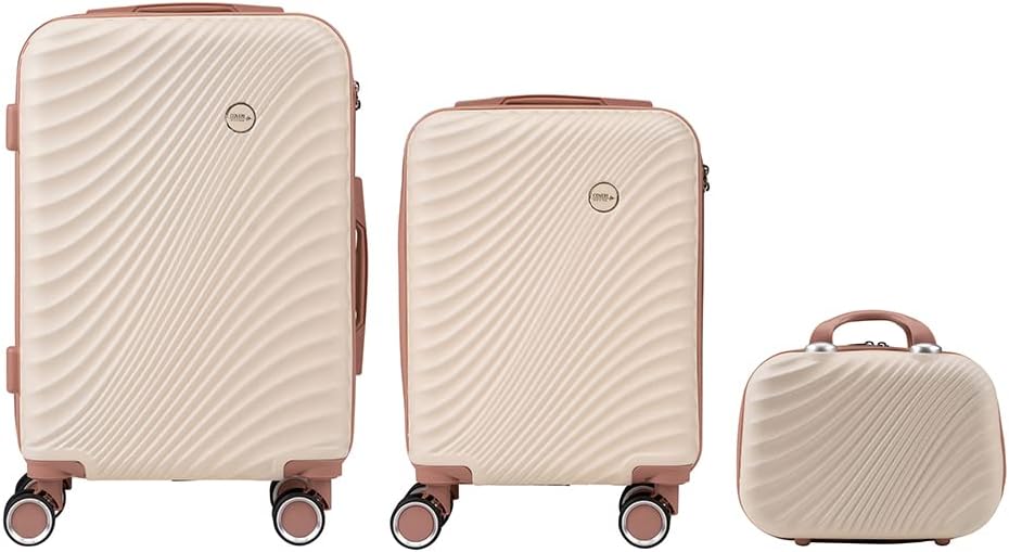 Set 3 Valigie Rigide Con Ruote 360° - ABS Antigraffio, Lucchetto TSA - Foto 7