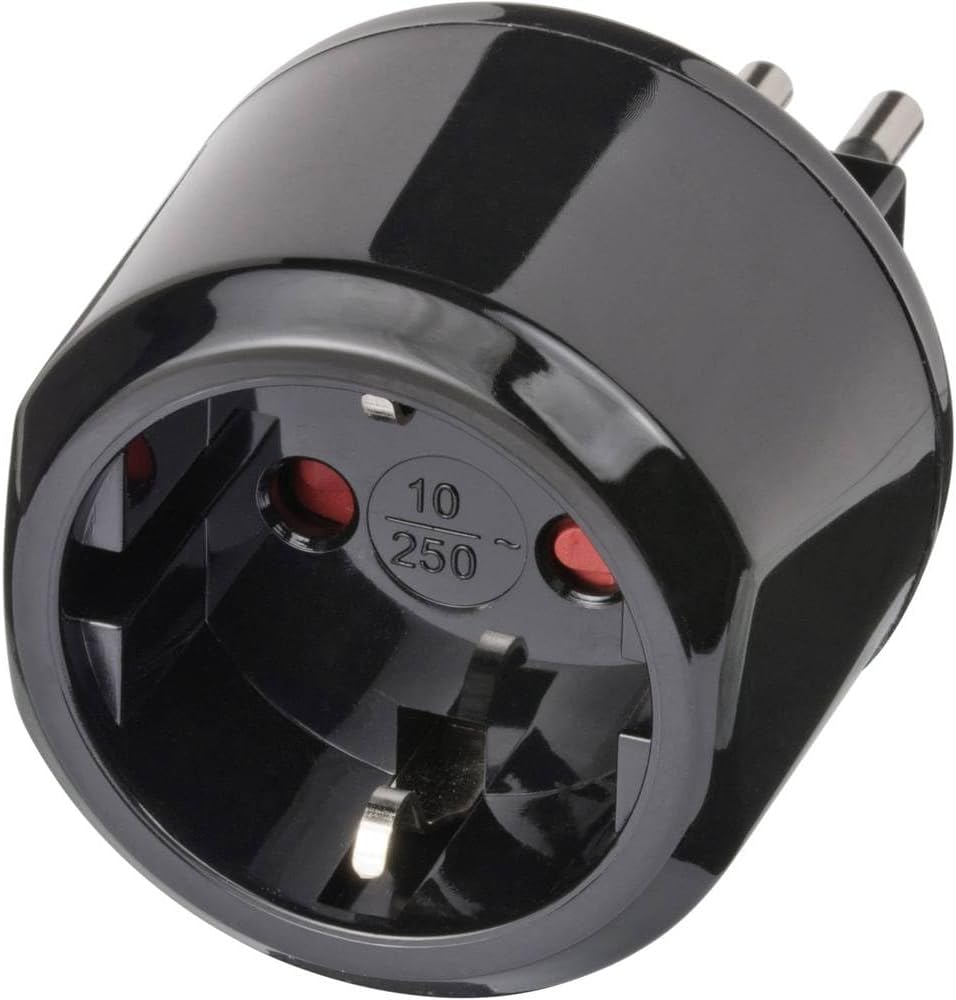 Brennenstuhl Türkiye Fiş Sistemi İtalya Uyumlu IP20 Lisanslı Topraklı Travel Adaptör Dönüştürücü