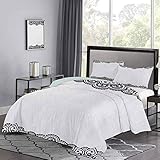 Wert: Das meistgesch?tzte Design, das derzeit auf dem Markt erh?ltlich ist; Frisch bleiben; Verwandeln Sie Ihr Zimmer mit inky Blumen-Bettdecke; Perfekt für jedes Dekor.