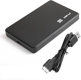 3.0 - Portable External Hard Disk - 500 GB - 1 Year Warranty - USB 3.0 for PC Laptop Windows and Mac, External HDD - Black (500 GB)
