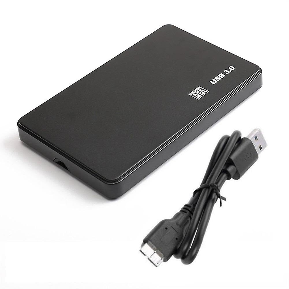 3.0 - Portable External Hard Disk - 500 GB - 1 Year Warranty - USB 3.0 for PC Laptop Windows and Mac, External HDD - Black (500 GB)
