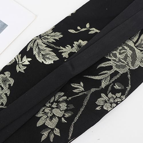 Retro Wide Girdle Belt Chinese Loong Elegant Elastic Belt For Wrap Dress And Traditional Chinese Clothing3