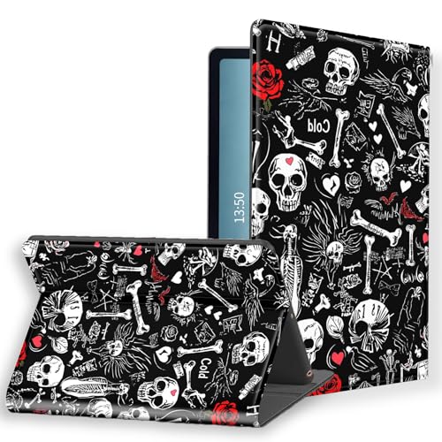 KUJKBFWJ Kindle Paperwhite 6 12th 7�C���` & Kindle Colorsoft 7�C���` PU���U�[�X�}�[�g���C�P�[�X�A�X�P���g���O���t�B�e�B�A�X�����t�H���I�X�^���h�n�[�hPC�o�b�N�V�F���J�o�[ Kindle�p