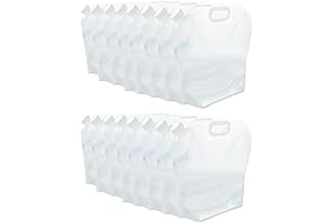 42 Gallon (160 Liter) Water Storage Containers, Emergency Water Storage 16PCS ×...