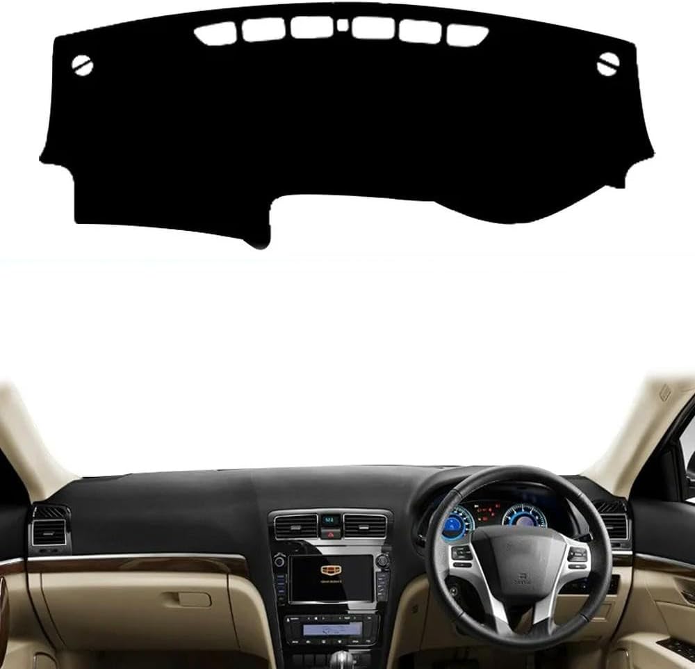 Polyester Flannel Suede Car Dashboard Cover Dash Mat for Geely Emgrand EC8 2011 2012 2013 2014 2015 Dashmat Carpet Cape Rug Protector