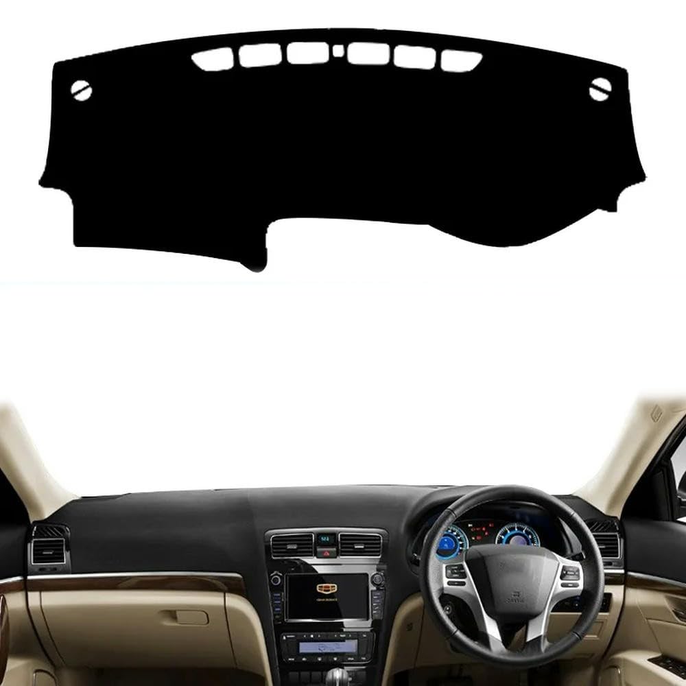 Polyester Flannel Suede Car Dashboard Cover Dash Mat for Geely Emgrand EC8 2011 2012 2013 2014 2015 Dashmat Carpet Cape Rug Protector