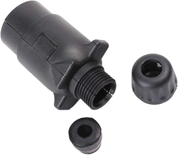 AOHEWEI 7 pin rimorchio spina impermeabile 12 V plastica 7 pin rimorchio cavo adattatore tipo N per camion camper auto barca caravan traino - 3