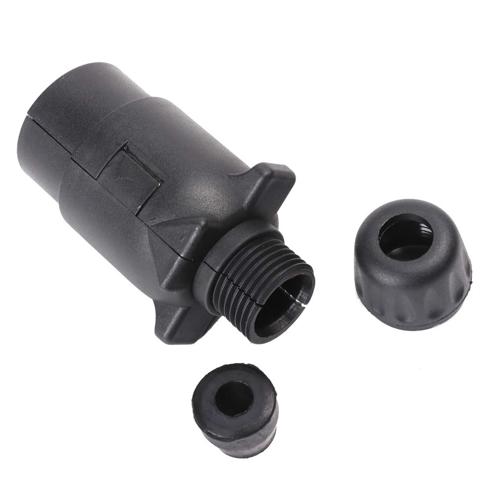 AOHEWEI 7 pin rimorchio spina impermeabile 12 V plastica 7 pin rimorchio cavo adattatore tipo N per camion camper auto barca caravan traino - 4