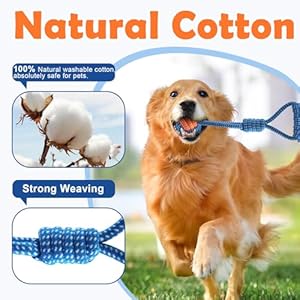   8-Pieces-Dog-Rope-Toys-for-Medium-to-Large-Breeds-Rope-Dog-Toys-Dog-Ropes-for-aggressive-chewers-made-of-100-cotton-for-teeth-cleaning-indestructible-medium-dog-small-chew-toys-dog-rope-toys
