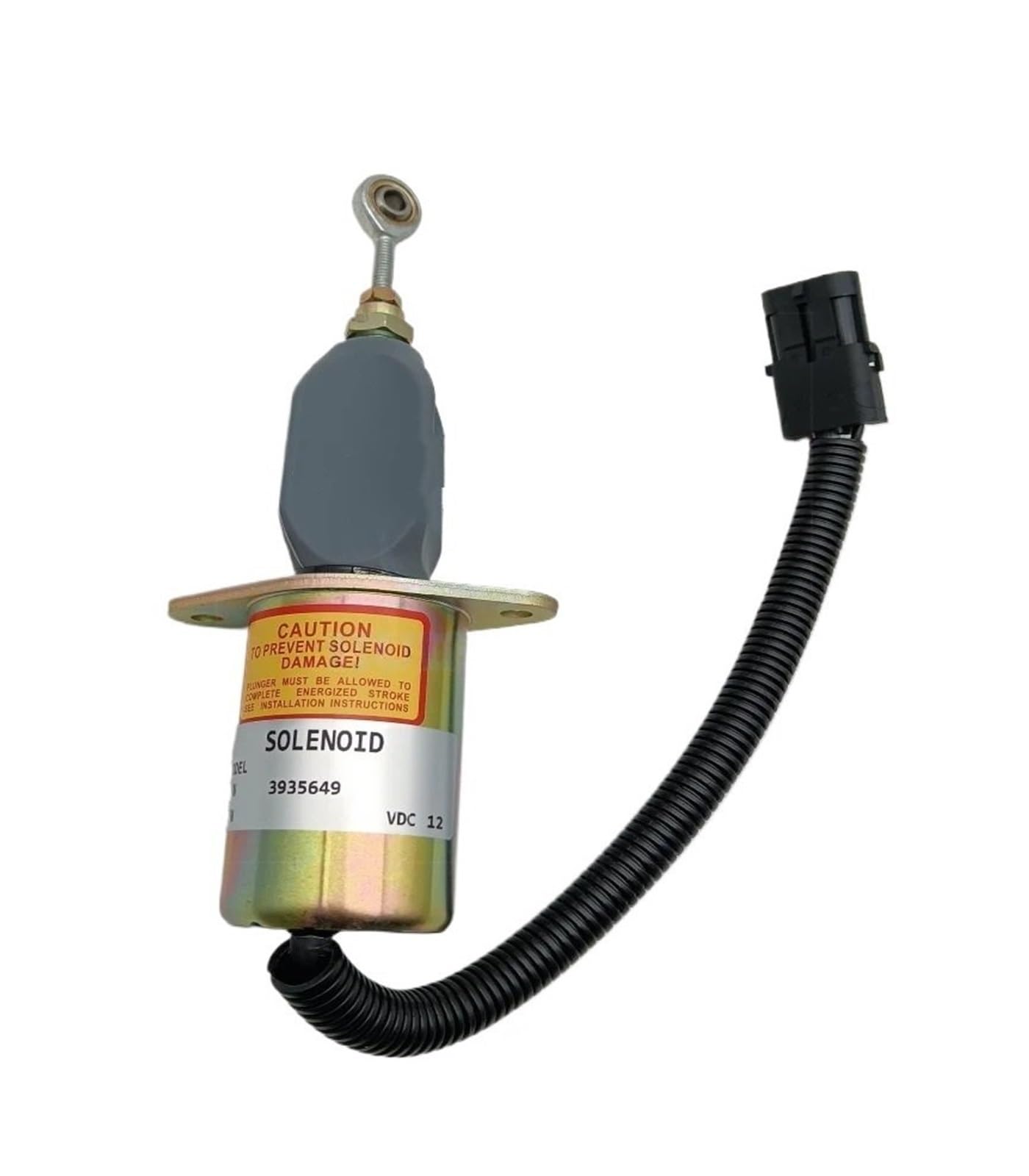 Hdrtcbu One Color Solenoid Valve For Cummins 5.9L 8.3L Engines 4B 6B 6C Fuel Shut Off Solenoid Valve Fuel Stop Solenoid