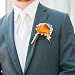 HUAESIN 20Pcs Flores Artificiales Naranja Flores de Plastico Lirios Artificiales Latex Ramilletes...