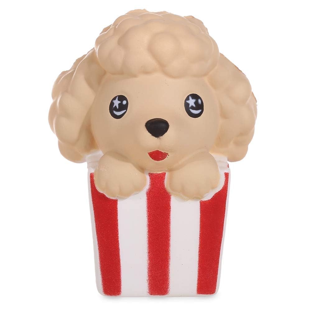 Squishies Popcorn Dog Squishy Slow Rising Squeeze Toys Stress Relief Kawaii Soft Squishies Sensory Toys Gift Collection