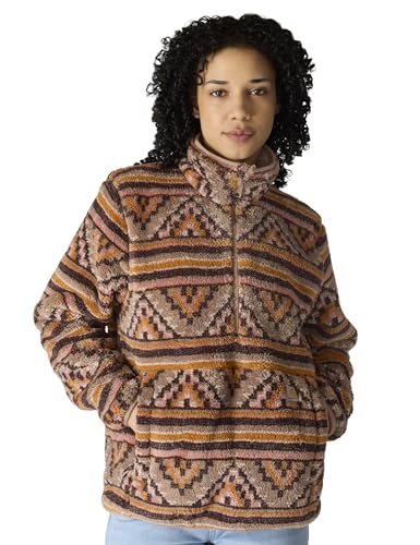 たろー　レディース　BLK M Carhartt Women's Loose Fit Fleece Pullover, B Yellowtail Mountain