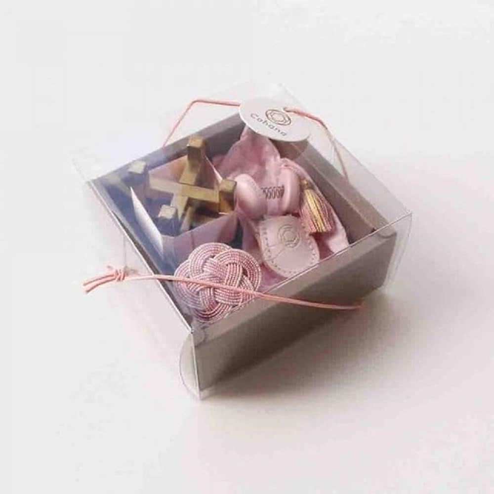 Bobine et aiguille enfileur ensemble rose Cohana pour vos ateliers couture