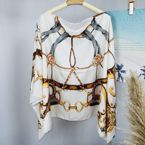 Image of Women's bat Wing Sleeves Off The Shoulders Loose Oversized Baggy top Pullover Casual top T-Shir