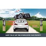 HTZSAFE Solar Wireless Driveway Alarm System-300 Feet Wide Sensor Range - Image 2