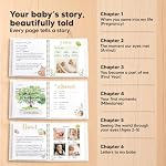 Livre de bébé Keepsake, premier 5 Années Baby Memory Book Girl, garçon Nouveau-né (Muse) 100 Pages Livre des grandes lignes, album de photos de bébé, Journal de la grossesse à l'âge 5, Cadeaux de maman pour la première fois