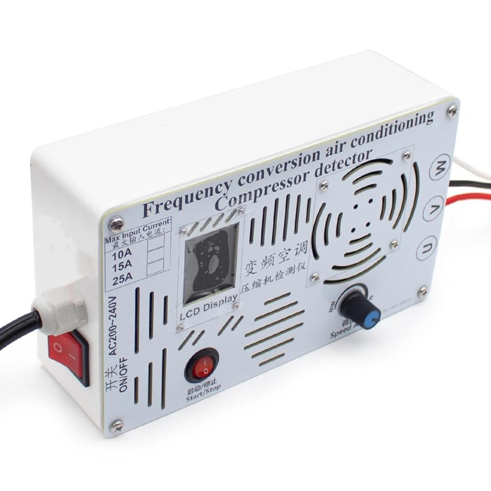 Detector de Compresor de Aire Acondicionado con Convertidor de Frecuencia, Herramienta de ReparacióN de Compresores de Aire Acondicionado Inverter de 1 una 4, Enchufe Europeo.