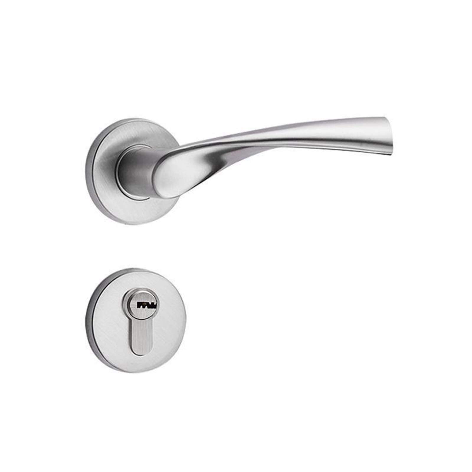 Poignée ronde pour porte intérieure et bureau en inox brossé HC3011
