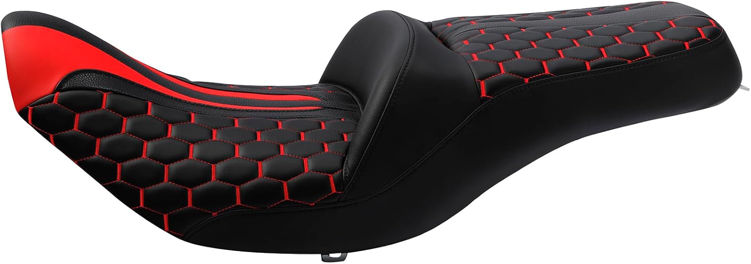 Green-L 2 Up Seat Fit for Indian 2014-2025 Chieftain 2015-2023 Roadmaster 2018-2025 Springfield Dark Horse Driver&Passenger Cushion Set