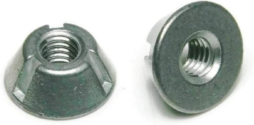 Tri-Groove Tamper Proof T Groove Security Nuts Zamak 5 Zinc 3/8"-16 Qty 50