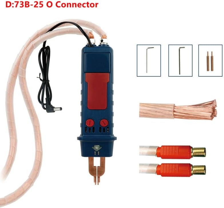 Integrated Spot Welding Pen Adjustable Pressure Efficient Welding Tools Handheld Portable Spot Welding Pen With Trigger Switch (D: 73B-25 O Connector)