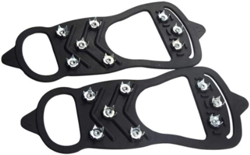 8-Tooth Outdoor Anti-Skid Ice Hiking Shoes Spikes Clip Anti-Skid Shoes Snow Shoe Cover Steel Hiking Clim Accessories