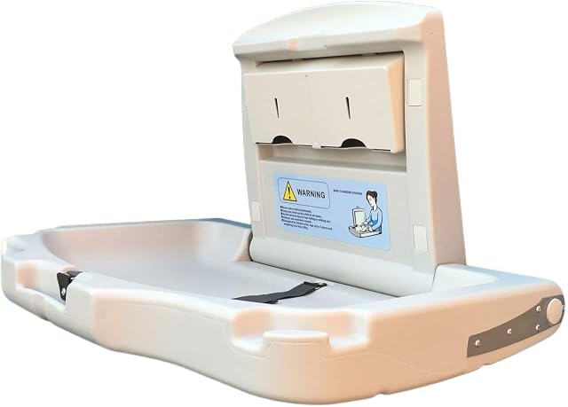 Baby Changing Table Horizontal Wall Mounted- White - Discounted Cleaning Supplies®
