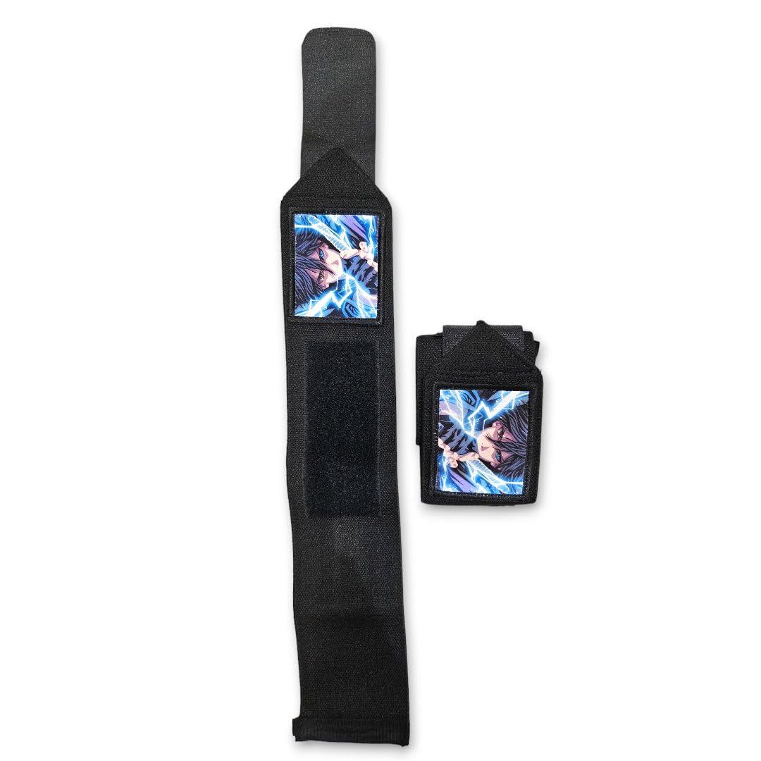 VigorLifts Sasuke Anime Premium Wrist Supporter for Gym – Wrist Band for Men & Women with Thumb Loop Straps – Gym Accessories for Wrist Support, Weightlifting, Hand Grip, Fitness & Sports-image-26