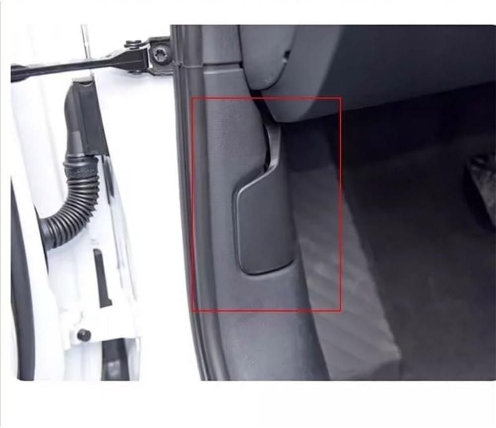 Hood Handle Compatible with TT 2006-2014 Aluminium Alloy Car Engine Hood Bonnet Release Handle Cover 8J1823533C