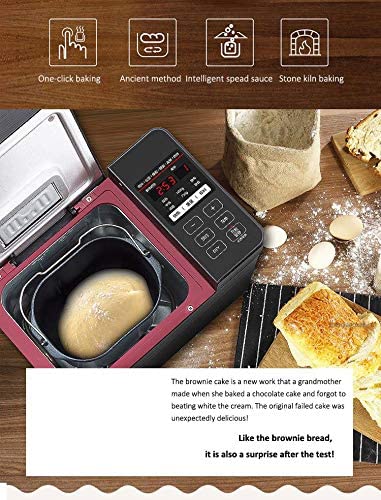 HYLDM Home Elektrische Brotbackautomat Automatische Smart Fruit Streukuchen Brotbackmaschine DIY Multifunktionale… – Bild 3