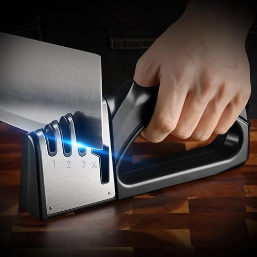 Afiador Amolador De Facas E Tesouras 4 em 1 Profissional, o melhor amolador de facas de cozinha que