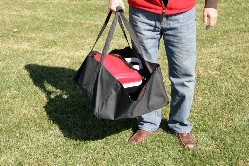 Cuisinart Cgg180 Cgg-180 Petit Gourmet Gas Grill With Versastand, Red, 31.5" H X 16.5" W X 16" L & Cgc-19 Versastand Grill Tote Cover #TOP6