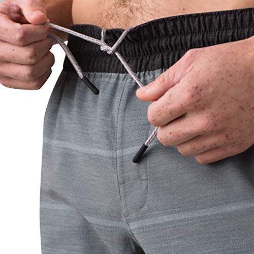 Prana Men's Standard Slope Short, Ashy Kai Stripe, Medium #TOP1