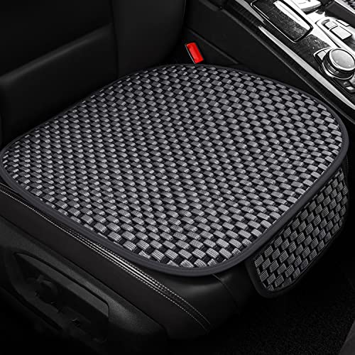 2 Pack Car Seat Cover For Front Car Seat Bottom,Ice Silk Seat Cushion Protector Without Backrest With Storage Pocket, Works With Summer Sedan Suv Pickup Minivan (Gray) #TOP7