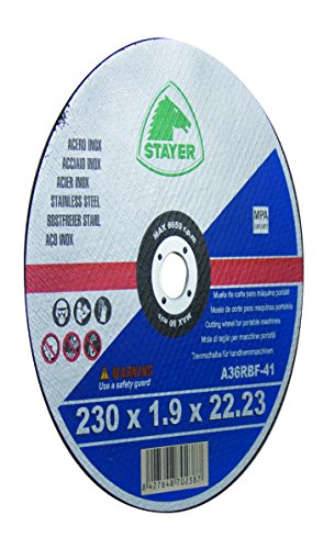 Lame de scie Stayer Standard stainless steel extra thin disc ø230 x 1 9 x 22 23 mm