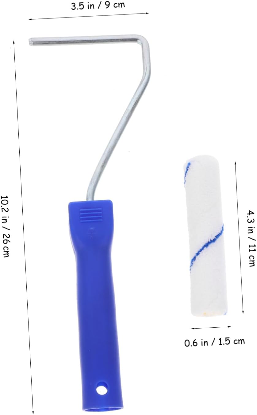Portable Paint Roller Covers Replacement Frame Sturdy Material Wall Painting