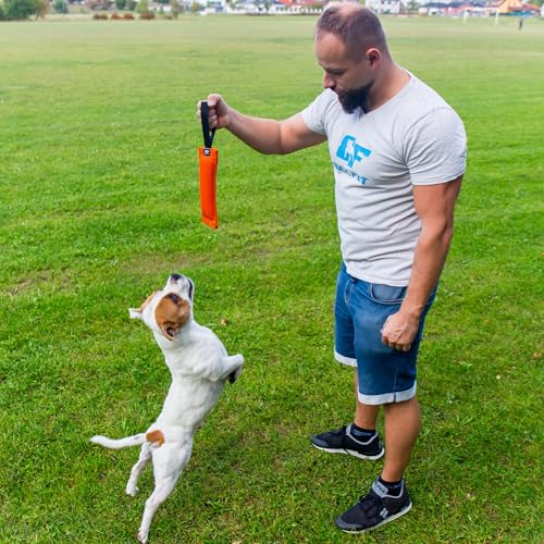 Bull Fit Baumwolle-Nylon Beisswurst für Hunde, 30 cm mit Handschlaufe - Sehr Robustes Hundespielzeug für Training IGP IPO Schutzhund, Hundesport, Tauziehen und Zerrspiele mit Hund