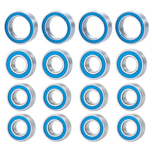 Image of RC Bearing Components For Tamiya For TT-02 TT-02D 1/10 16PCS Rubber Sealed Bearing Kit RC Model Car Chassis Accessories Reapir Replace Assemble
