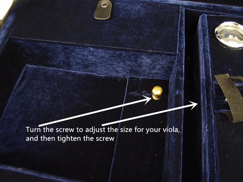 Amazon | 強化フォームビオラケース/調節可能フィットのみ 15インチ