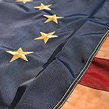 MOFAN Betsy Ross Vintage Embroidered Flag 3x5ft-420D Super Longlasting Fabric- Embroidered Stars and...
