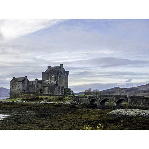 Eilean Donan Castle Kyle Scotland Wide Wall Art Print